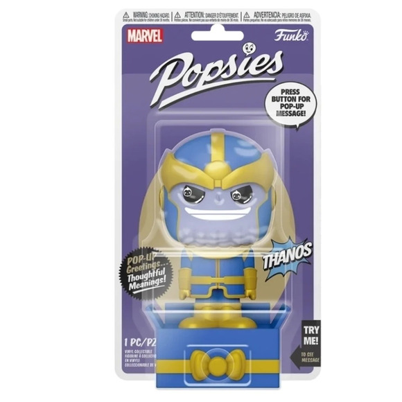 Funko Other - Marvel Funko Pop Up Greetings Popsies Avengers Infinity War Thanos Vinyl Figure